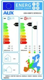 Κλιματιστικό Aux C Series A+++ ASW-H12C5A4/CAR3DI-D0 12000 BTU με WiFi - Image 5